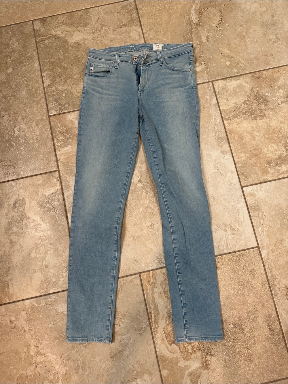 AG Adriano Goldschmied Skinny Jeans in Light Wash